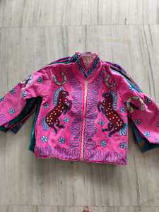 Veste ethnique en velours brodée Suzani pour femme, faite à la main, motif floral, style bohème, manteau d'hiver, vêtement d'extérieur brodé à la main par un artisan indien, fournisseur - Product Image 2