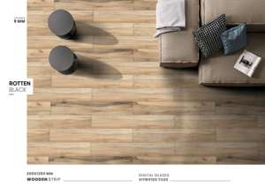 Baldosas Vitrificadas Digitales de Lujo, 8x48 Pulgadas, Piso de Porcelana para Arquitectura y Decoración de Interiores Elegantes - Product Image 2