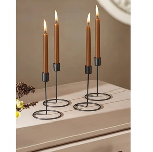 Juego de 3 candelabros de metal dorados hechos a mano, ecológicos, de lujo, únicos, para centros de mesa de boda, mesa de comedor, hogar - Product Image 2