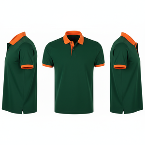 Chemise à manches courtes en coton pour hommes, grande taille, anti-rides, respirante, unie, décontractée, logo personnalisé, OEM, vente en gros - Product Image 3