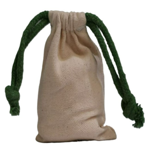 Eco-Friendly 100% Cotton <b>Canvas</b> Custom Logo Printed <b>Drawstring</b> <b>Bag</b> Fashionable Reusable Washable High Quality Dust Pouch Candle - Product Image 1