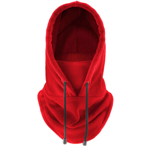 Cagoule DR ARIF'S pour l'hiver, le ski, le cyclisme, les activités de plein air, coupe-vent, rembourrée, avec capuche et masque, chapeau chaud en peluche au style original - Product Image 6