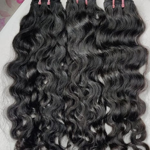 Extensions de cheveux Deep Wave, double trame, tissées à la machine, non traitées, toutes les couleurs disponibles - Product Image 1