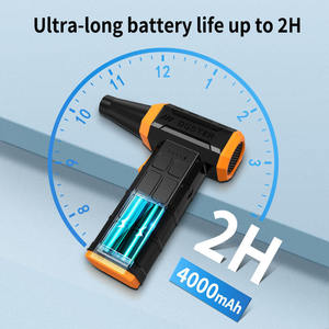 Souffleur d'air sans fil 130000 tr/min, brosse de nettoyage, puissance 180W, batterie 6000mAh, dépoussiéreur turbo avec buses multifonctions - Product Image 5