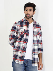 Chemise pour homme, vêtements de plein air fonctionnels au meilleur prix, à carreaux écossais, acheter directement auprès d'un fournisseur indien au prix de gros - Product Image 1