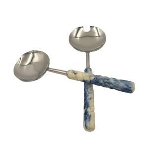 Cuchara para Servir Ensaladas de Acero, con Mango de Resina Pulida y Espejo, para Cocina y Mesa, a Precio Razonable - Product Image 4