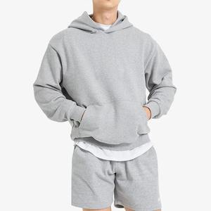 Sudadera con Capucha Extra Grande para Hombre, Sudadera de Forro Polar, Color Sólido, Talla Grande, Ropa Urbana - Product Image 2