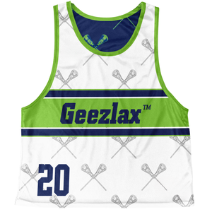 Pinnies de Lacrosse Reversibles Ligeros Personalizados a Precio de Fábrica para Hombre, Ecológicos, de Malla Reciclada, Elásticos y Transpirables - Product Image 4