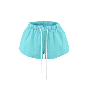 Women's Summer Loose Retro Casual Chic Fashion Shorts Elastic Waist Closure Mid Waist Breathable Quick Dry Spandex/Polyester - Product Image 3