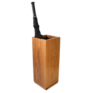 Porte-parapluie en bois d'acacia de qualité supérieure, support de présentation en bois pour cannes et parapluies - Product Image 2
