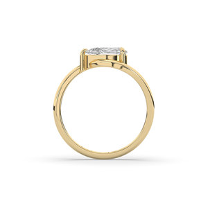 2.00 Carat Lab Grown Pear Brilliant Cut Diamond 14K Solid Gold IGI Certified Luxury Engagement <b>Wedding</b> Anniversary Gift <b>Ring</b> - Product Image 4