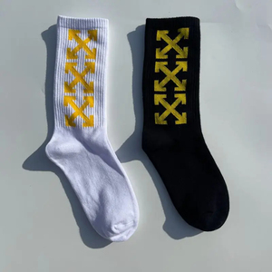 Unisex Mid-Calf Striped Sports <b>Socks</b> Cotton Streets Style Hip Hop Skateboard College Wind <b>Long</b> Cotton <b>Socks</b> for Men's Whole Sale - Product Image 4