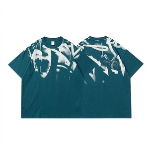 Camiseta Personalizada de Corte Cuadrado, 100% Algodón de Alto Gramaje |   Camiseta Oversize Vintage con Serigrafía |    Camiseta con Hombros Caídos para Hombre - Product Image 6