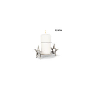 Porte-bougie de Noël en fer rustique moderne fait à la main pour une décoration intérieure chaleureuse, style artistique tendance - Product Image 1