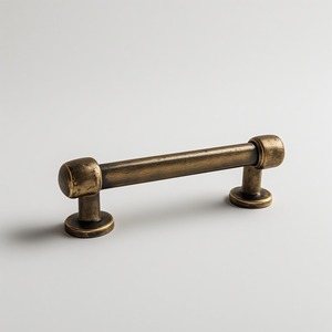 Ensemble de poignées de porte architecturales en laiton de haute qualité pour salle de bain et cuisine, design moderne, prise en main sécurisée, durable, installation facile - Product Image 2