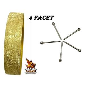 Bijoux Diamant Pneumatique 4 Facettes Diamant Point Dull Martelage Pin Outil pour Or Argent - Product Image 1