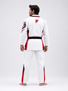 Uniforme de karaté haut de gamme avec tissu respirant, coutures robustes, mouvements flexibles et confort d'entraînement fiable pour une performance optimale. - Product Image 3