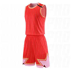Fournisseur en gros Nouveau design Ensemble short et maillot de basketball réversible Uniforme de basketball personnalisé Respirant - Product Image 3