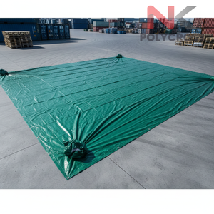 Lona Multiusos para Construcción, Lona Reforzada Impermeable de Plástico para Protección de Equipos Agrícolas, Uso en Exportación a India - Product Image 2