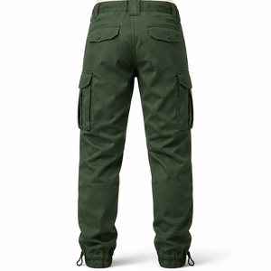 Pantalones Cargo Negros Personalizados para Hombre - Proveedor Mayorista, Fabricante OEM y Directo de Fábrica - Product Image 2