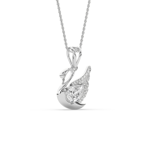 Exclusivo Colgante de Diamante Cultivado en Laboratorio con Corte Pera de 1.5 Quilates, Plata 925 y Oro, Estilo Único, Colgante de Compromiso para Mujer - Product Image 6