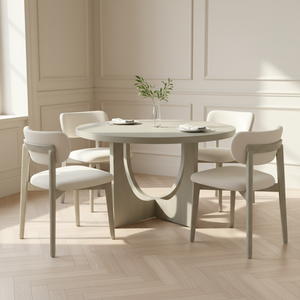 Table à manger moderne avec 4 chaises au design décoratif Garantie 1 an Ensemble de salle à manger moderne 4 places Ensemble de salle à manger compact pour 4 personnes - Product Image 4