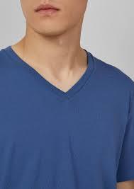 T-shirt Homme Col V Anti-rides Anti-boulochage Séchage Rapide Écologique Polyester/Coton Logo Avant Manches Courtes Coupe Classique - Product Image 3