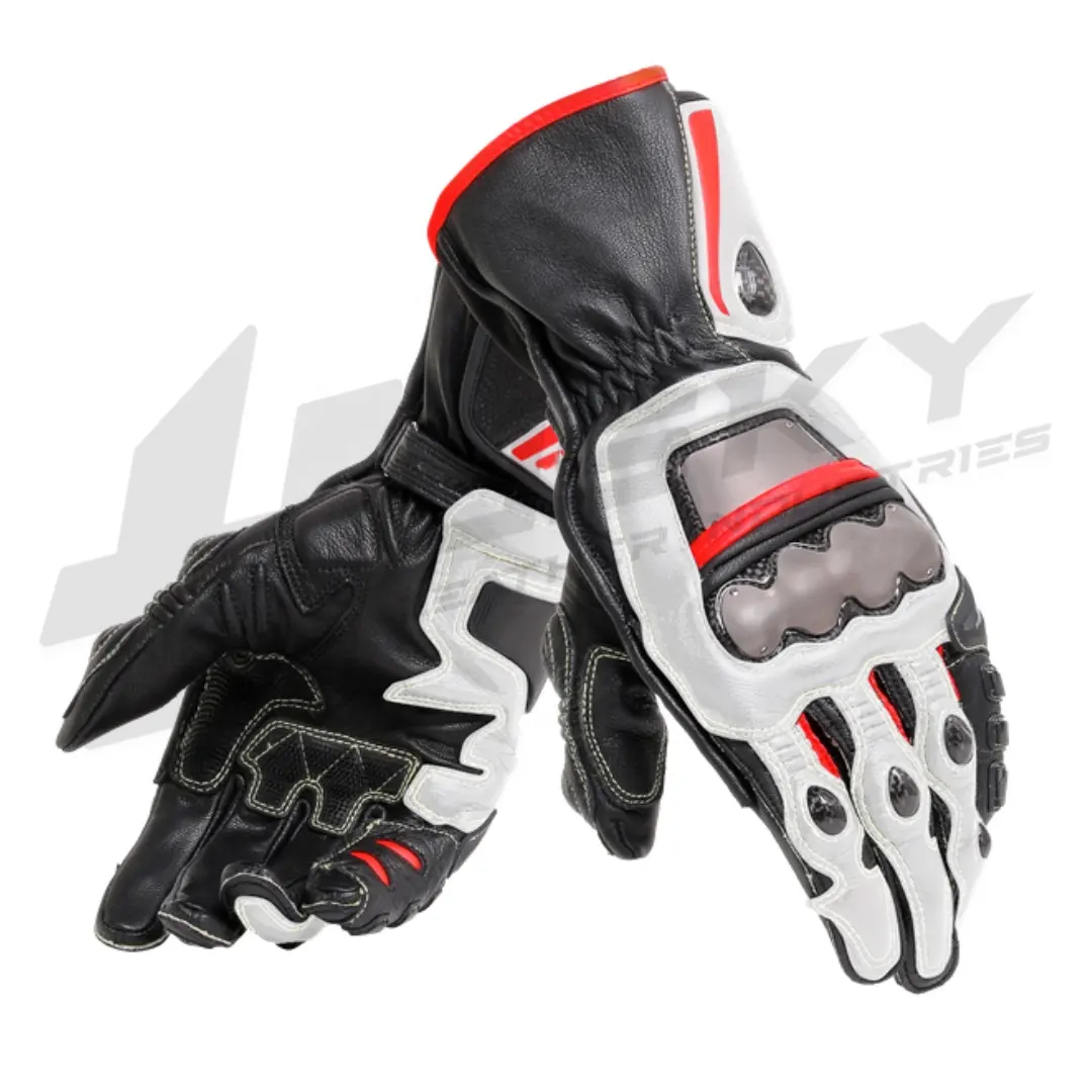 Кожаные гоночные перчатки для мотоцикла