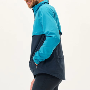 <b>Mens</b> Performance Windbreaker <b>Jacket</b> Half Zip Lightweight Training <b>Running</b> Outdoor Wind Resistant Sports <b>Jacket</b> Custom Wholesale - Product Image 6