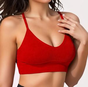 Professional Manufacture Women's Sport Bra for Yoga & Running Custom Size Fitness Clothing Sports Bra Front Logo for Casual Wear - Product Image 1