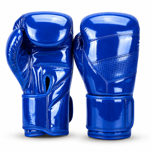 Gants de boxe en cuir PU de haute qualité, respirants et anti-humidité, avec fermeture auto-agrippante, personnalisables, pour adultes - Product Image 6