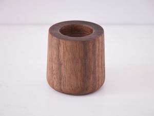 Porte-bougie en bois artisanal, article cadeau - Product Image 2