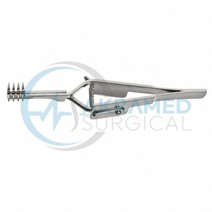 Retractor de Piel Heiss de Alta Calidad, 10 cm, Acción Cruzada, 4x4 Puntas, Acero Inoxidable, Instrumento Quirúrgico, Certificado CE - Product Image 4