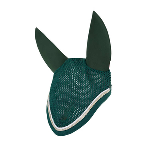 Voile anti-mouches pour chevaux avec bonnet d'oreille insonorisé, conception de logo personnalisé, vêtements de sport pour l'équitation, service OEM ODM, polyester, pour chevaux de course - Product Image 4