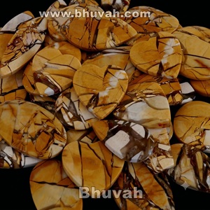 Cabujón de piedra de jaspe mookaite brecciated hermoso natural - Product Image 6