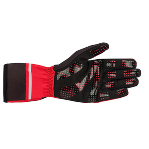 Guantes de Carreras Unisex de Dedo Completo, Rojos y Negros, Compatibles con Pantalla Táctil, Antideslizantes, Recubiertos de PU, para Karting - Product Image 6