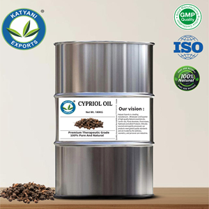 Aceite Esencial de Nagarmotha de Grado Terapéutico, Aceite Puro de Cypriol (Cyperus Scariosus) con Aroma Amaderado - Certificado con ISO y GMP - Proveedor al por Mayor - Product Image 3