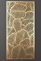 Paravent en métal découpé au laser moderne, structure de cadre multifonctionnelle, design Art Déco élégant, fixe, étanche et translucide