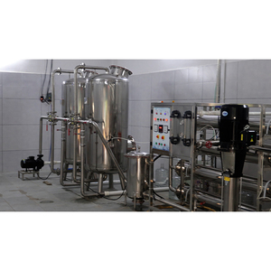 โรงงานผลิตน้ำดื่มบรรจุขวดระบบ Reverse Osmosis ความจุ 20000 ลิตรต่อชั่วโมง ผลิตภาพสูง พร้อมปั๊ม PLC ได้รับการรับรองมาตรฐาน ISO และ ISI จากผู้ผลิตในอินเดีย - Product Image 1
