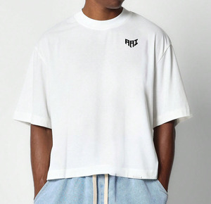 Camiseta Boxy Personalizada para Hombre, OEM, de Gran Gramaje, Oversize, Casual, Lisa, Estilo Urbano, Marca Privada, Venta al por Mayor - Product Image 2