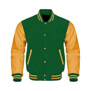 Veste de baseball toutes saisons pour homme, tissu respirant, boutonnée, broderie personnalisée, coupe-vent. - Product Image 1
