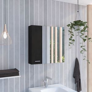 Armadietto da Bagno a 4 Ripiani con Specchio, Mensole di Alta Qualità per Organizzazione e Conservazione - Product Image 1