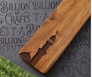 Marcapáginas Clásico de Madera con Diseño de Torre Recortada y Borla Dorada, Regalo Promocional Ecológico - Product Image 4