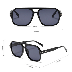 RTS Custom Retro Classic Square UV Protection <b>Sunglasses</b> 2026 Design Fashion Trends Vacation <b>Sunglasses</b> For Wholesale - Product Image 5