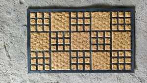 Fairmont Novelty Oriental <b>Rubber</b> Backed Non-Slip Nylon Machine Washable Indoor/Outdoor Office Use <b>Floor</b> Mat 3-10mm Thickness - Product Image 2