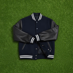 เสื้อแจ็คเก็ตวาร์ซิตี้แบบขายส่ง OEM สำหรับฤดูหนาว สไตล์เสื้อแจ็คเก็ตสำหรับนักกีฬา สำหรับแบรนด์และผู้ค้าปลีก รับออเดอร์จำนวนมาก - Product Image 5