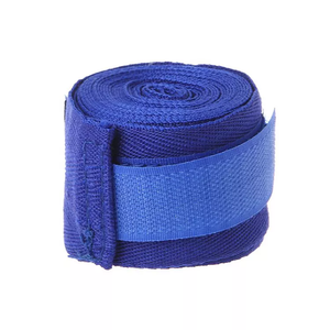 Bandes de poignet élastiques en coton pour la boxe, personnalisables avec logo, pour l'entraînement de force en salle de sport (vente en gros) - Product Image 2