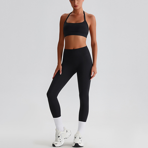 Heavy Fashion Printed Fitness Workout Yoga Set Sports Bra And Legging Set - Product Image 3