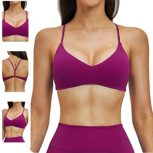 Sujetador Deportivo de Yoga Personalizado para Mujer con Logotipo Frontal, Transpirable, de Alta Sujeción, Nailon/Algodón, Ropa Deportiva para Gimnasio, Venta al Por Mayor - Product Image 4