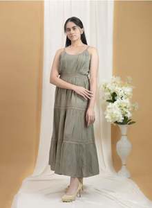 Robe longue de soirée sans manches pour femme, imprimé floral, col carré, collection Printemps 2026, design de créateur, luxueuse - Product Image 4